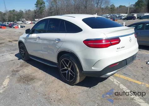 2016 Mercedes-Benz Gle 450 Amg Coupe 4Matic z USA, uszkodzony, nr VIN 4JGED6EB8GA048756